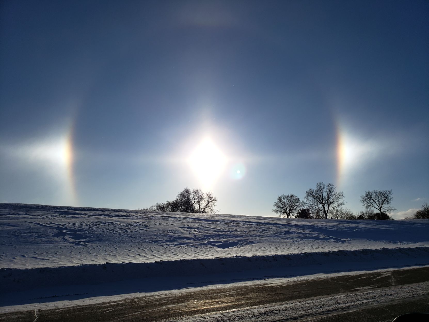 Sunday sundogs